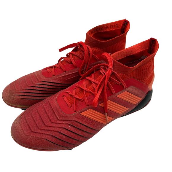 Adidas Predator 19.1 FG Soccer Cleats Mens Size 8 Orange‎ - Picture 1 of 8